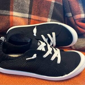 Roxy Black and White Sneakers